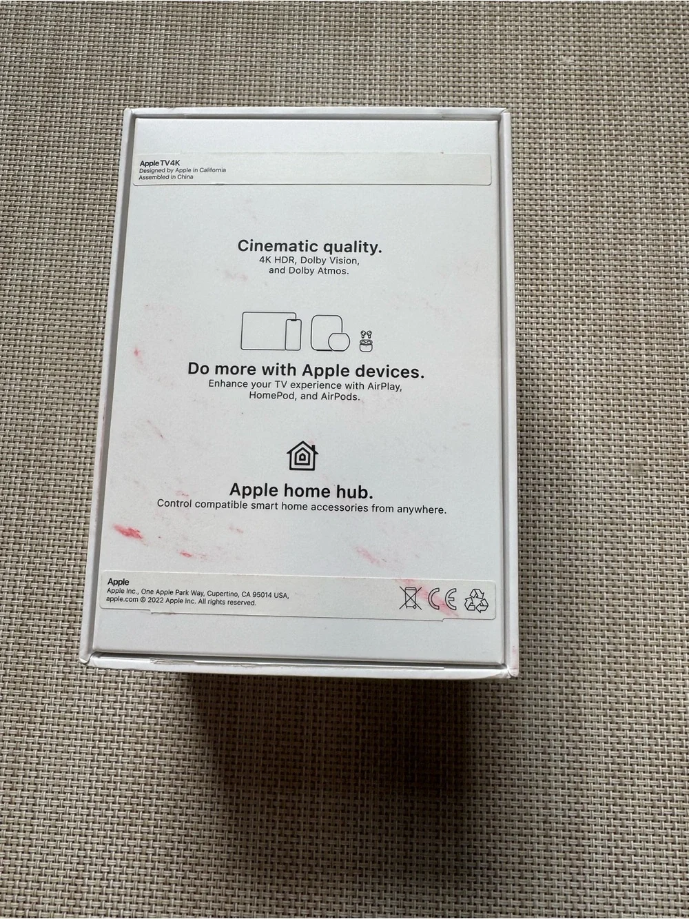 Apple TV 4K 3rd Gen 64GB Wi-Fi (A2737/MN873LL/A) Open Box but NIB